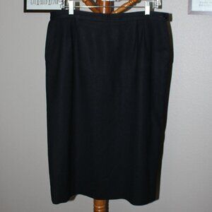 Pendleton Lined Wool Pencil Skirt Size Estimated at Large